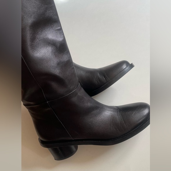 Women’s & Other Stories black leather knee high boots - Picture 5 of 5